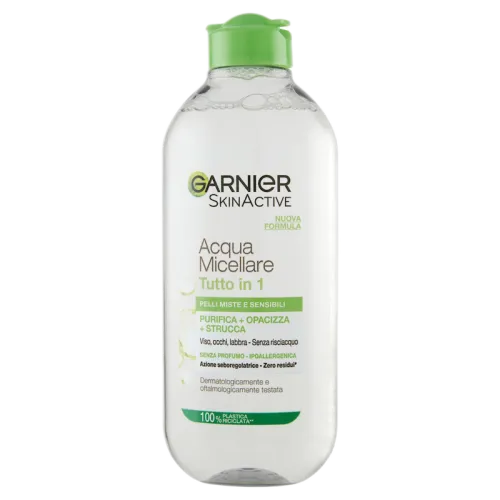 میسلار واتر سبز گارنیر مناسب پوست مختلط و چربAcqua micellare