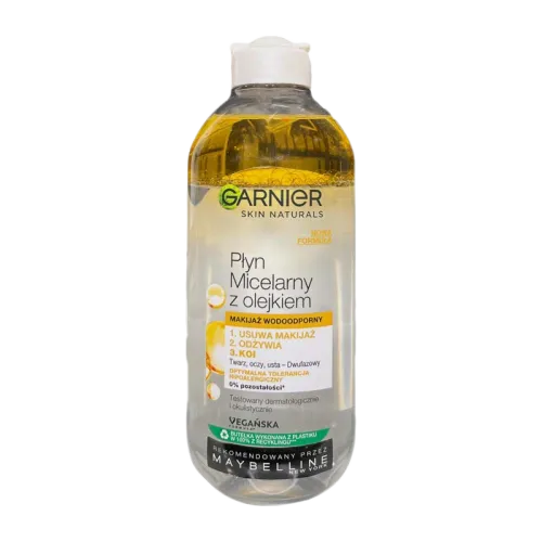 میسلار واتر دو فاز زرد گارنیر حاوی روغن آرگانGarnier biphase micellaire