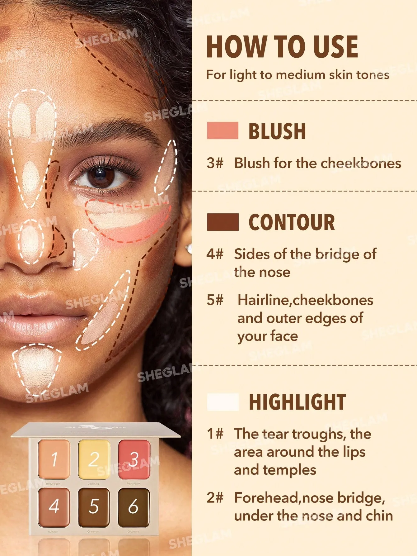 درباره خرید پالت کانتور چرب شیگلم اصل + بهترین قیمت (French Girl)