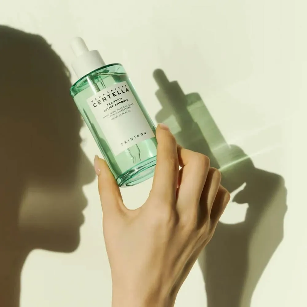 بعد از استفاده خرید سرم کنترل چربی و ضد جوش سنتلا اصل + بهترین قیمت (Tea-Trica)