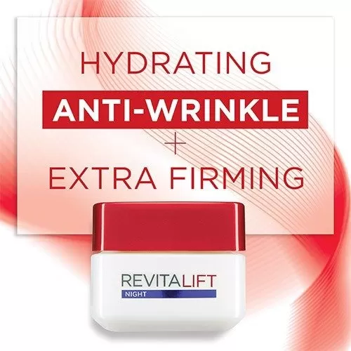 بعد از استفاده آبرسان و مرطوب کننده لورال Revitalift- Anti-Wrinkle Night Cream اورجینال + (تخفیف)
