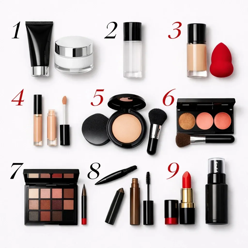 ترتیب و مراحل یک میکاپ کامل