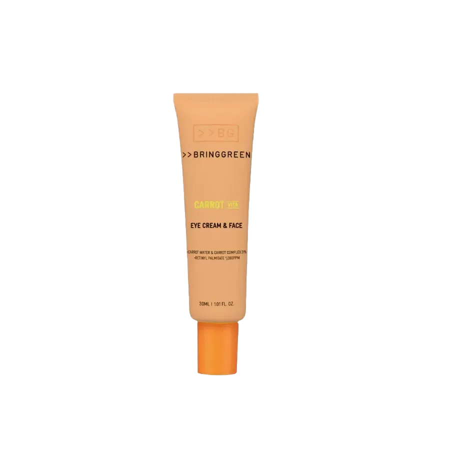 خرید کرم دور چشم و صورت هویج برینگ گرین کاروت اصل + بهترین قیمت ( درمان خطوط و چروک)