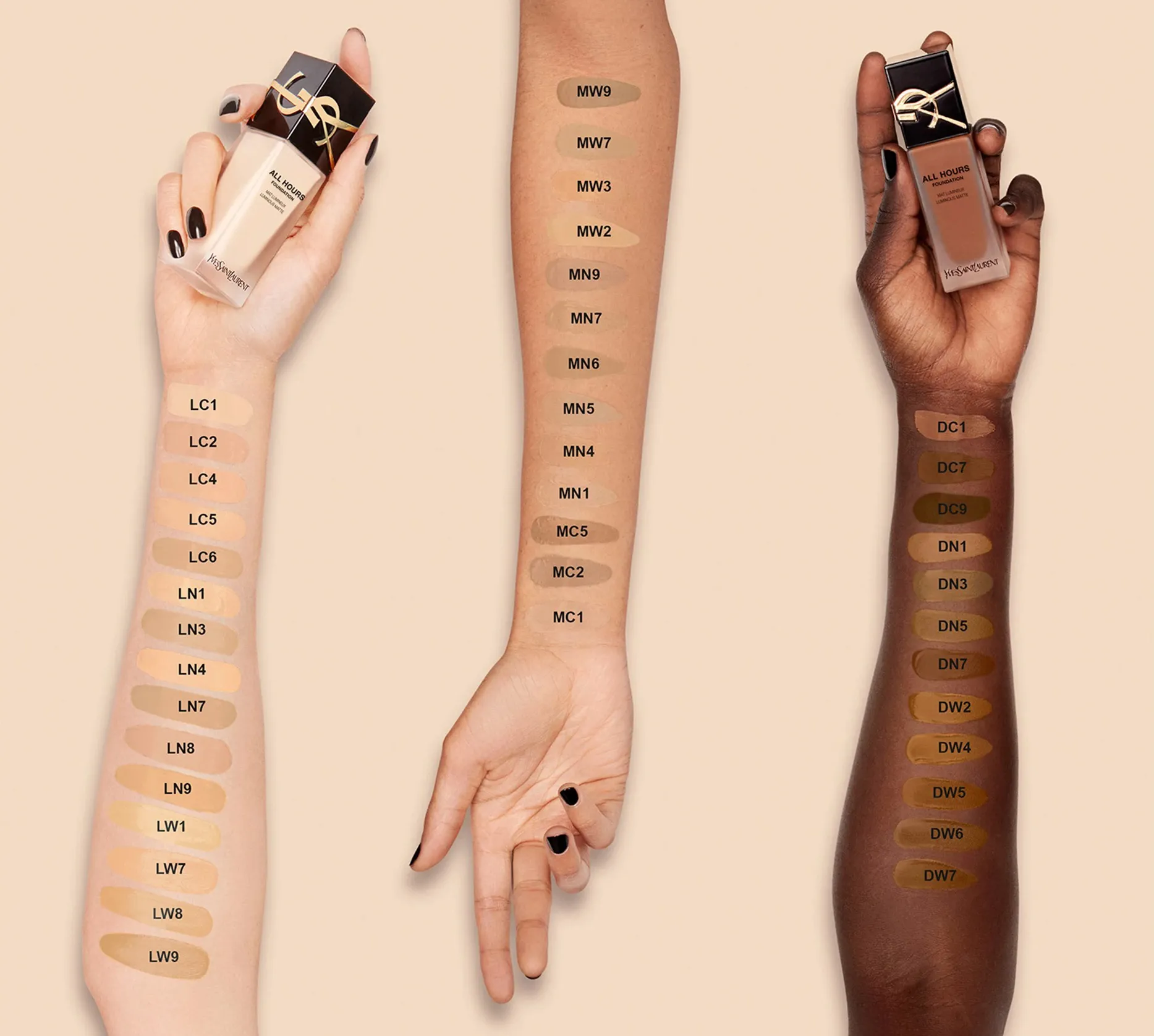 درباره خرید کرم پودر ایو سن لوران آل آورز اصل + بهترین قیمت (All hours foundation)