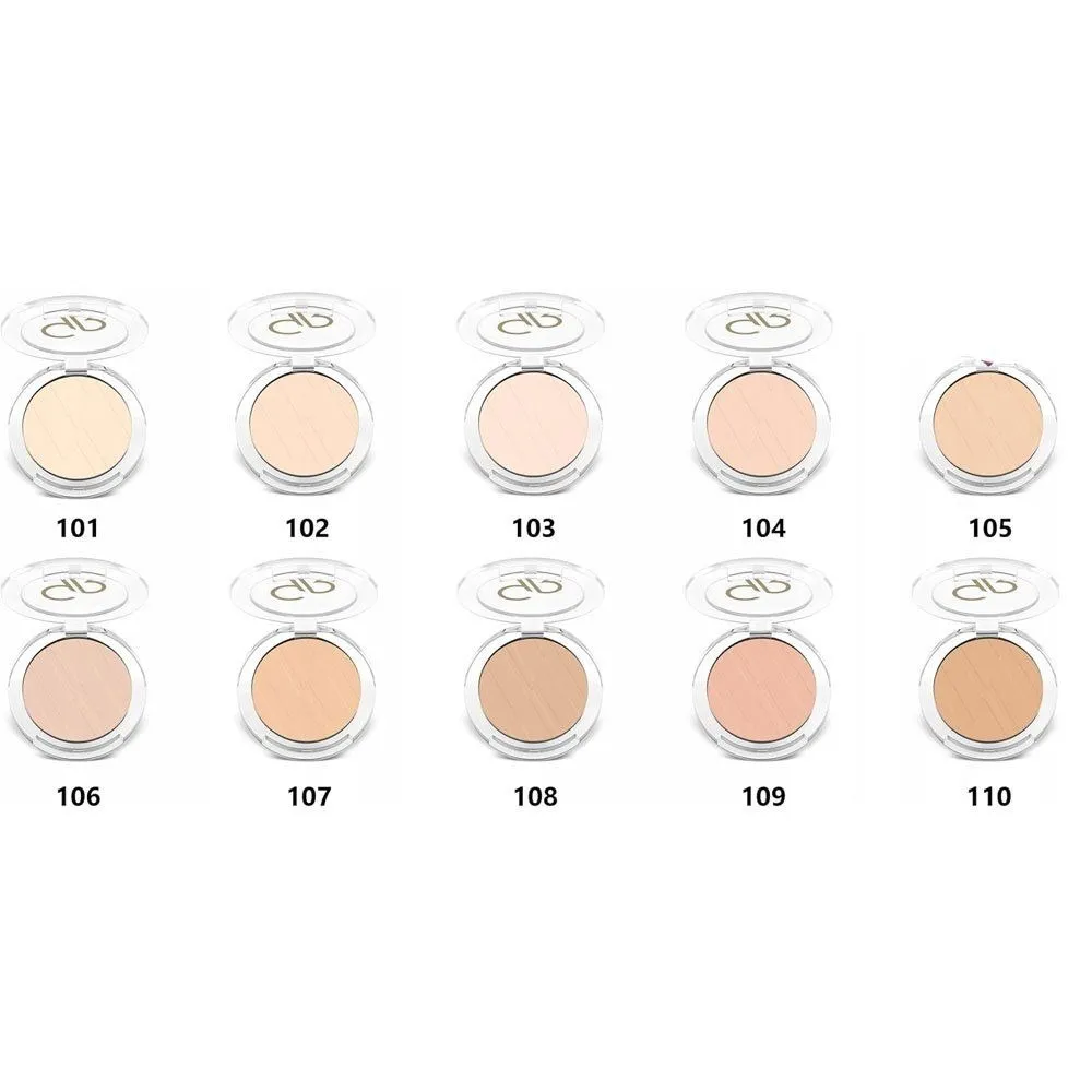 بعد از استفاده خرید پنکک فشرده گلدن رز اصل + بهترین قیمت (پودر فشرده)