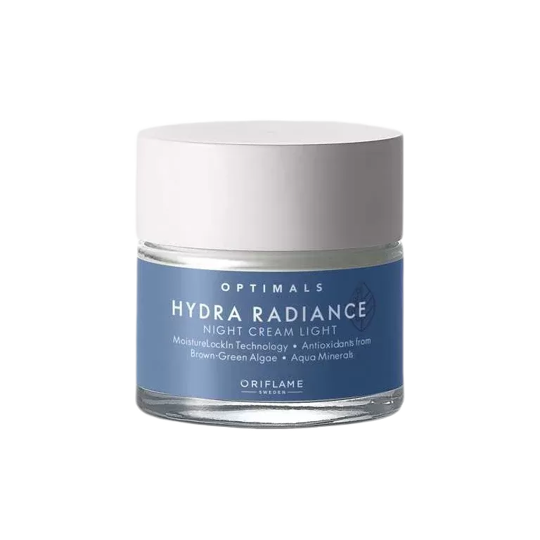 آبرسان و مرطوب کننده اوریفلیم Hydra Radiance Night Cream Light اورجینال + (تخفیف)
