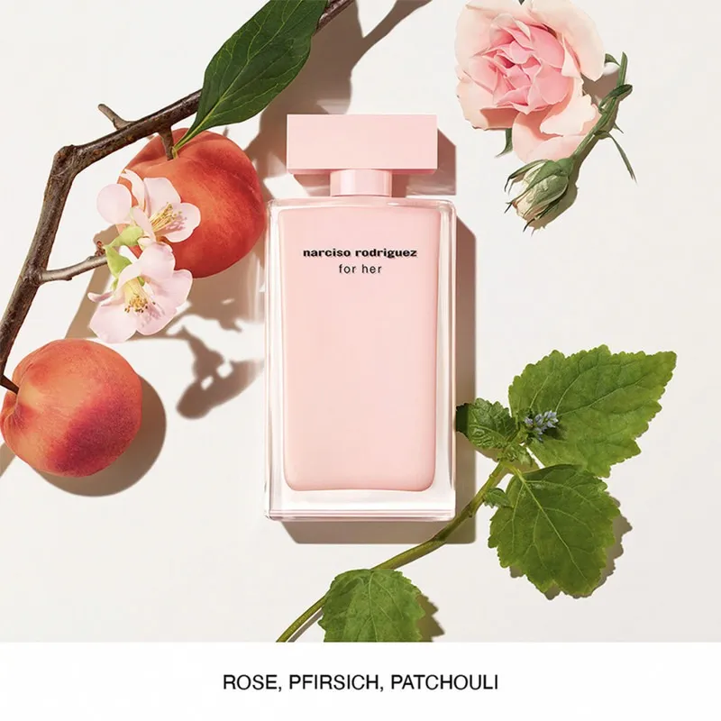 نمونه رنگ‌بندی عطر نارسیس رودریگز فور هر