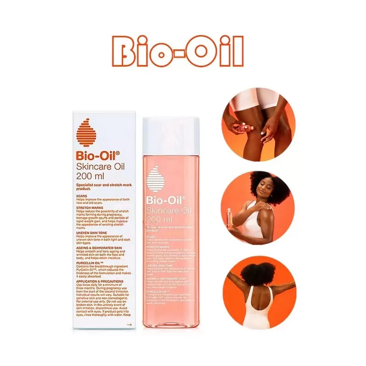 بعد از استفاده روغن بایو اویل  Skincare Oil – 200ml اورجینال + (تخفیف)
