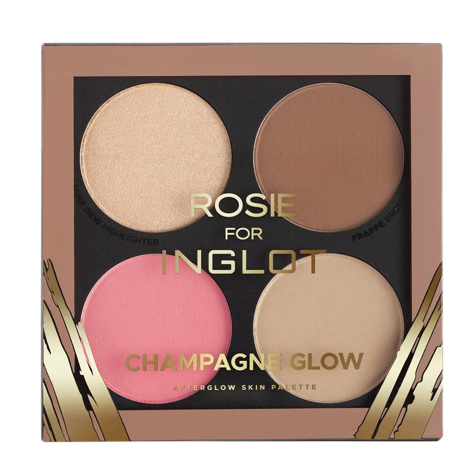 خرید پالت صورت اینگلوت اصل،شامل رژگونه، برنزر و هایلایتر حرفه‌ ای