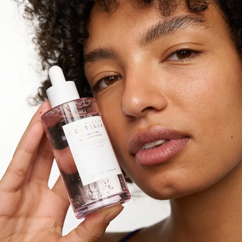 بعد از استفاده خرید سرم منافذ و پاک کننده سنتلا اصل + بهترین قیمت (Poremizing Fresh)